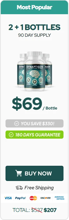 Buy Synaptigen 3 Bottles